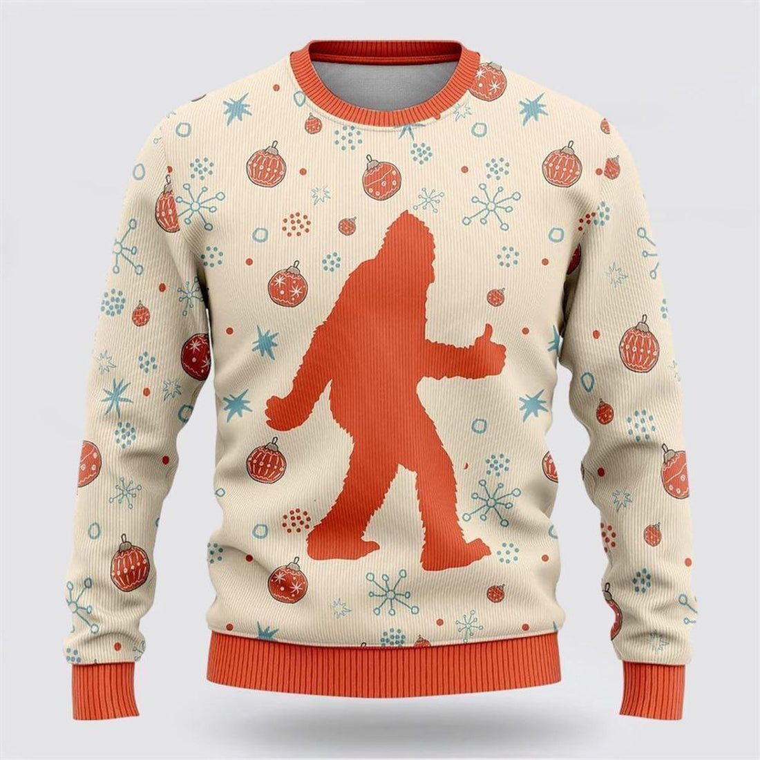 FUNSTUFFPRINT Bigfoot Funny christmas Ugly Christmas Sweater – Best Gift For Christmas Ugly Sweater