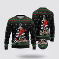 FUNSTUFFPRINT Bigfoot Santa Claus Gifts Ugly Christmas Sweater – Best Gift For Christmas Ugly Sweater