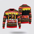 FUNSTUFFPRINT Bigfoot Sweater, Christmas Is Better With Beer Ugly Christmas Sweater For Men, Best Gift For Christmas, Christmas Fashion Winter Ugly Sweater