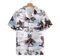 Bigfoots Are Ready Summer Hawaiian Shirt, Button Up Aloha Shirt For Men, Women