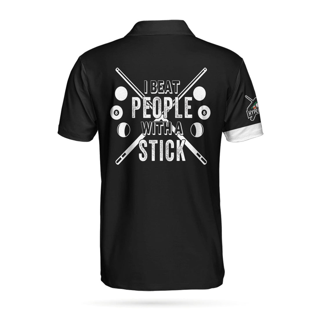 Billiards Ball And Sticks Set Men Polo Shirt, I Beat People With A Stick Polo Shirt, Best Billiards Shirt For Men, Gift For Billiards Lovers