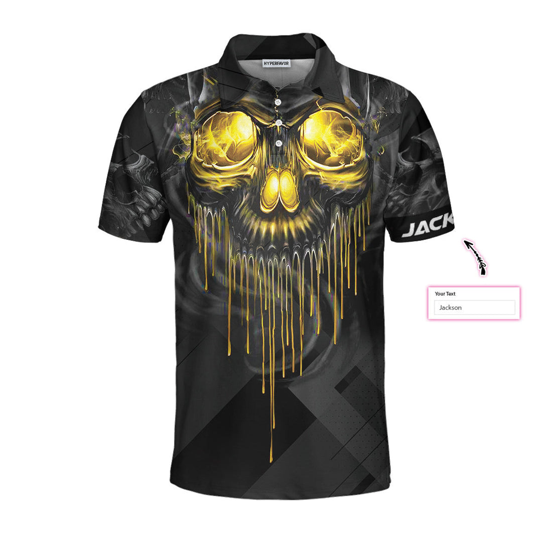 Custom Men Polo Shirt - Billiards Pool Player Skull Custom Polo Shirt, Skull Billiards Shirt For Billiards Players, Personalized Billiards Gift