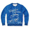 FUNSTUFFPRINT Bipolar Express Ugly Christmas Sweater, Christmas Sweater, Ugly Sweater, Funny Xmas Sweaters Ugly Sweater