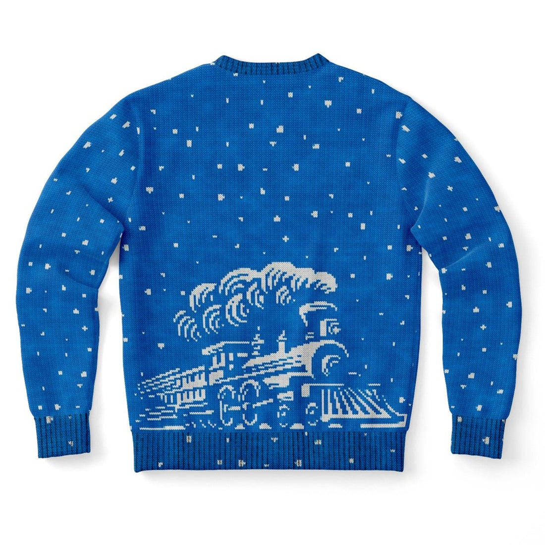 FUNSTUFFPRINT Bipolar Express Ugly Christmas Sweater, Christmas Sweater, Ugly Sweater, Funny Xmas Sweaters Ugly Sweater