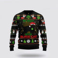 FUNSTUFFPRINT Black Cat Be Jolly Ugly Christmas Sweater For Men And Women, Best Gift For Christmas, Christmas Fashion Winter Ugly  Sweater