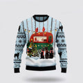 FUNSTUFFPRINT Black Cat Love Camping Ugly Christmas Sweater – Cat Lover Christmas Sweater Ugly Sweater
