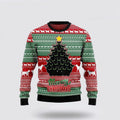 FUNSTUFFPRINT Black Cat Meowy Ugly Christmas Sweater For Men And Women, Best Gift For Christmas, Christmas Fashion Winter Ugly  Sweater