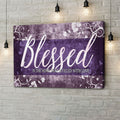Blessed Is The Home That Is Filled With Love Wall Art Canvas - Blessed Wall Decor - Religious Wall Decor