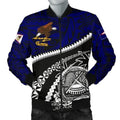 FUNSTUFFPRINT Bomber Jacket American Samoa - Road to Hometown 3D Bomber Jacket