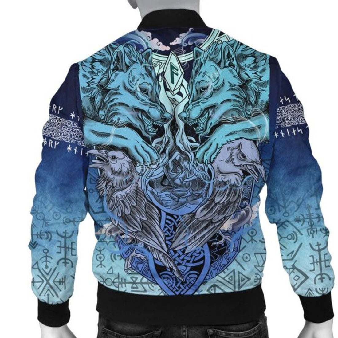 FUNSTUFFPRINT Bomber Jacket - Ansuz Rune 3D Bomber Jacket