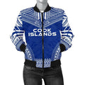 FUNSTUFFPRINT Bomber Jacket Cook Islands Flag Polynesian Chief - 3D Bomber Jacket