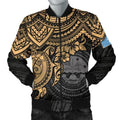 FUNSTUFFPRINT Bomber Jacket Federated States Of Micronesia - Golden Turtle 3D Bomber Jacket