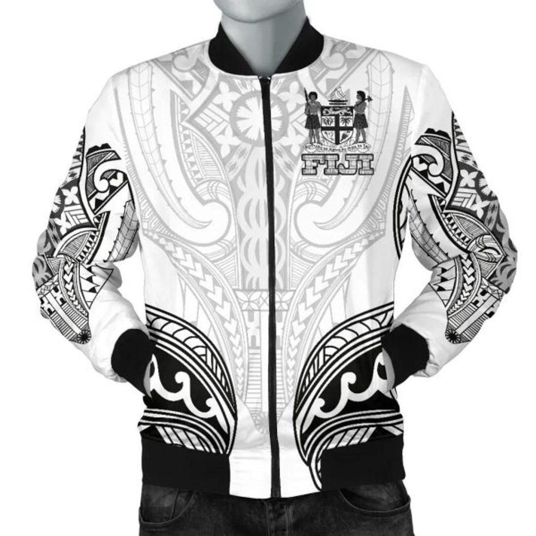 FUNSTUFFPRINT Bomber Jacket Fiji Active 3D Bomber Jacket
