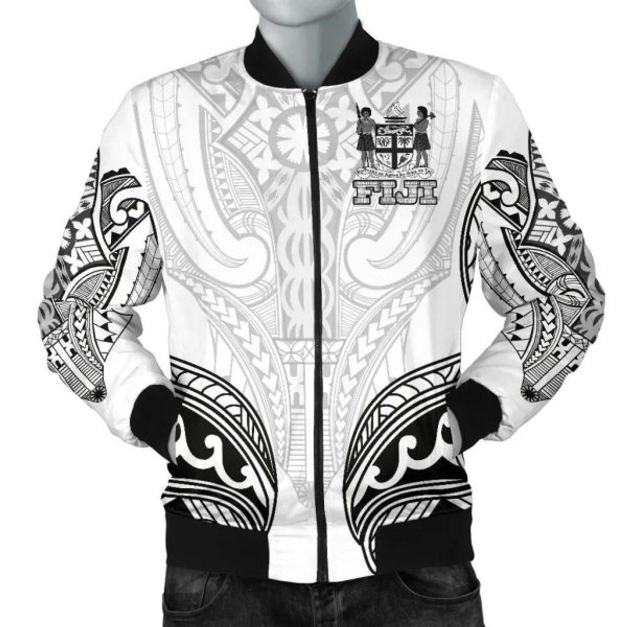 FUNSTUFFPRINT Bomber Jacket Fiji Active 3D Bomber Jacket