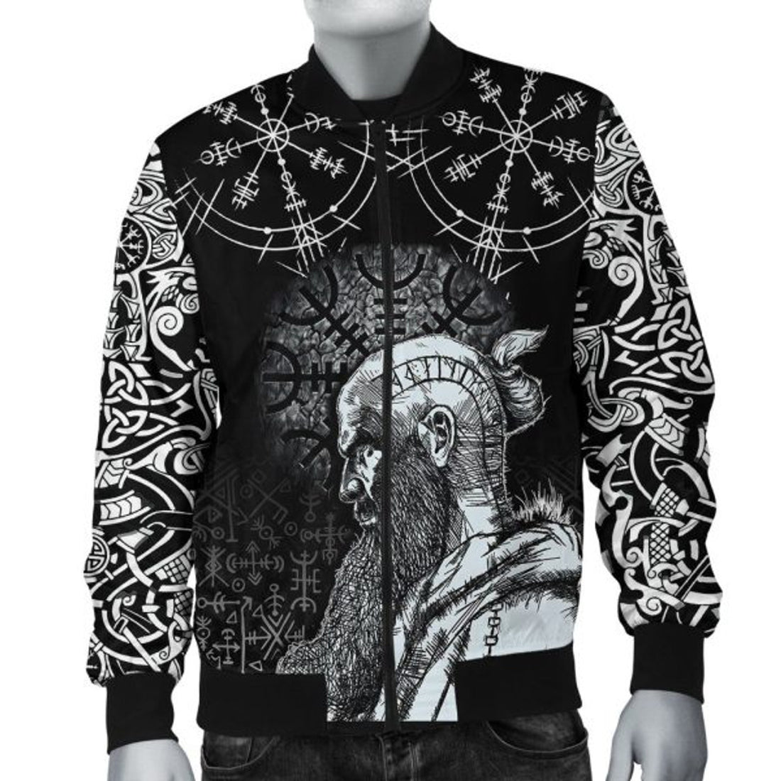 FUNSTUFFPRINT Bomber Jacket - Floki 3D Bomber Jacket