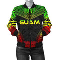 FUNSTUFFPRINT Bomber Jacket Guam Polynesian Chief - Reggae Version 3D Bomber Jacket