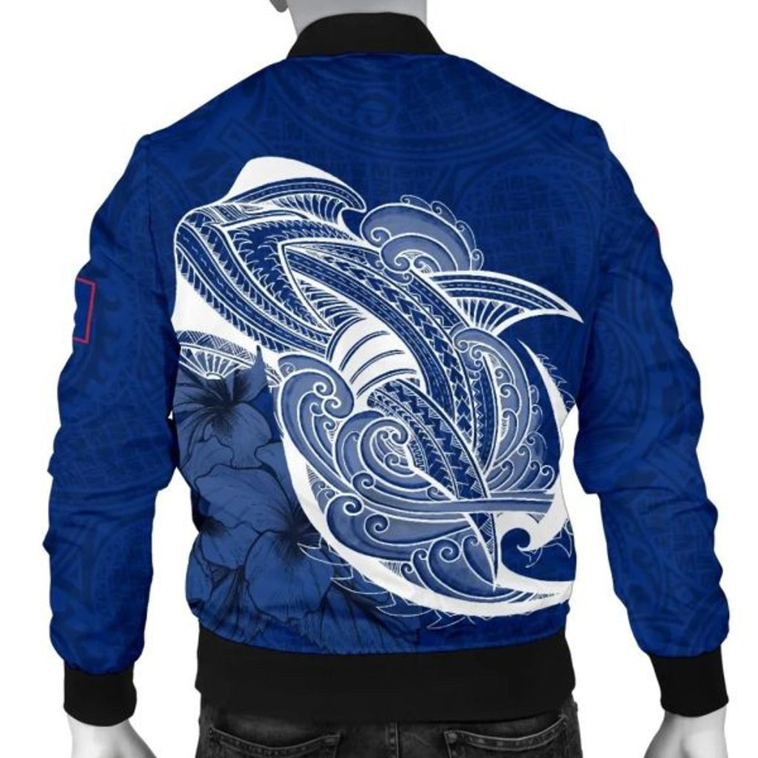 FUNSTUFFPRINT Bomber Jacket Guam Shark Coat Of Arms 3D Bomber Jacket