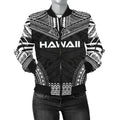 FUNSTUFFPRINT Bomber Jacket Hawaii Polynesian Chief - Black Version 3D Bomber Jacket