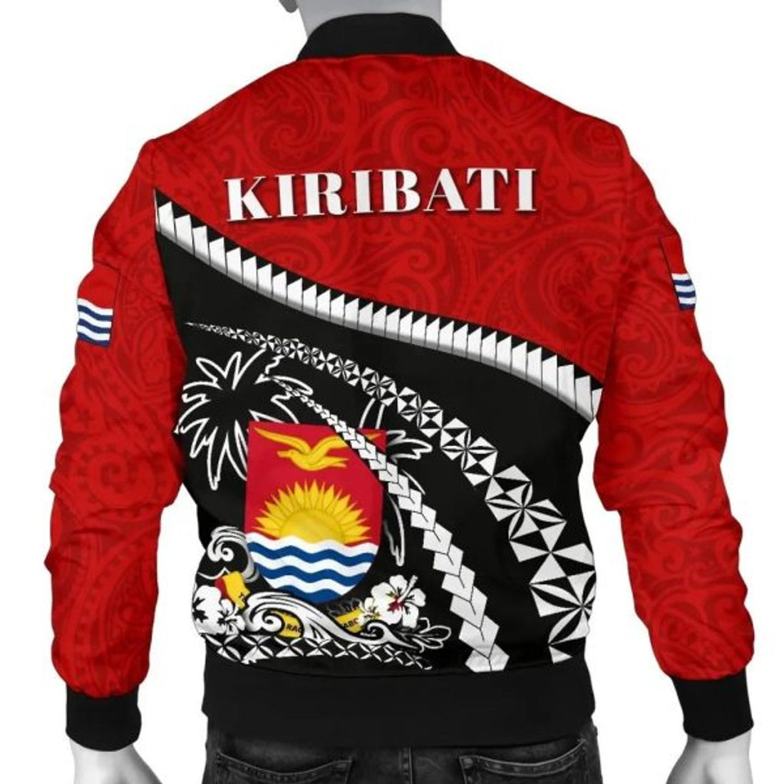 FUNSTUFFPRINT Bomber Jacket Kiribati - Road to Hometown 3D Bomber Jacket
