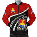 FUNSTUFFPRINT Bomber Jacket Kiribati - Road to Hometown 3D Bomber Jacket