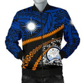 FUNSTUFFPRINT Bomber Jacket Marshall Islands - Road to Hometown 3D Bomber Jacket
