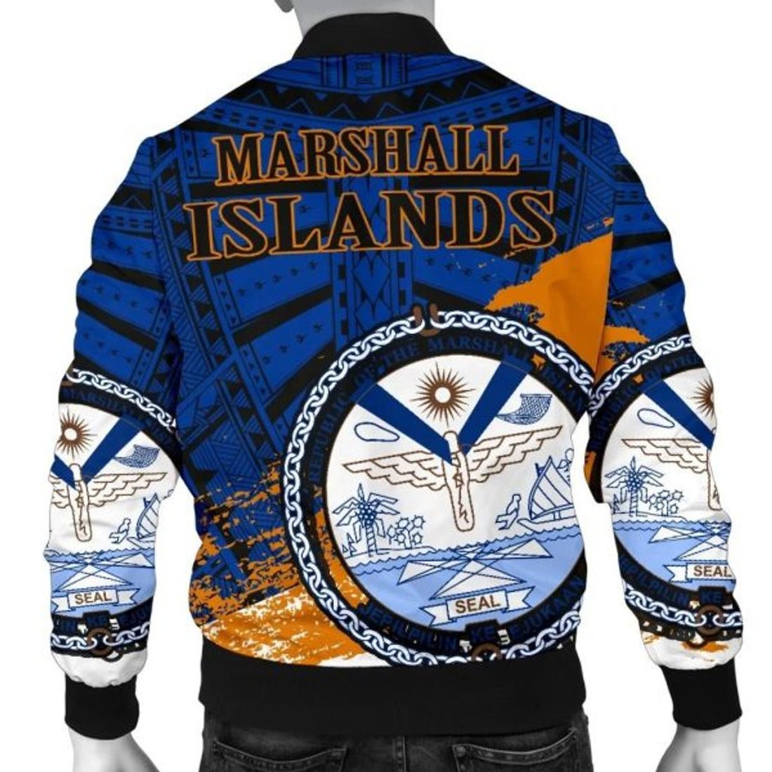 FUNSTUFFPRINT Bomber Jacket Marshall Islands Special 3D Bomber Jacket