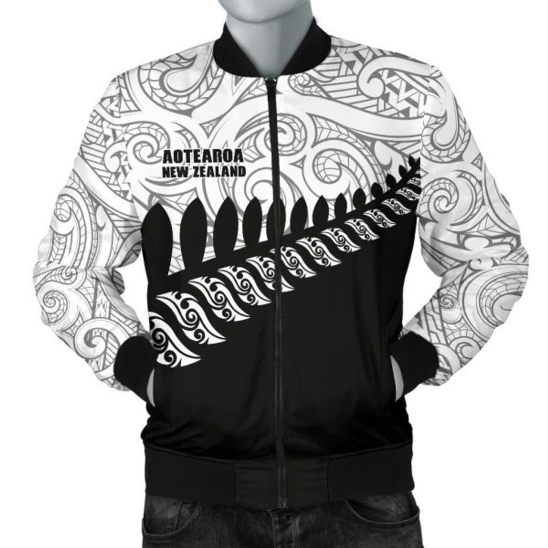 FUNSTUFFPRINT Bomber Jacket New Zealand - Aotearoa 2nd 3D Bomber Jacket