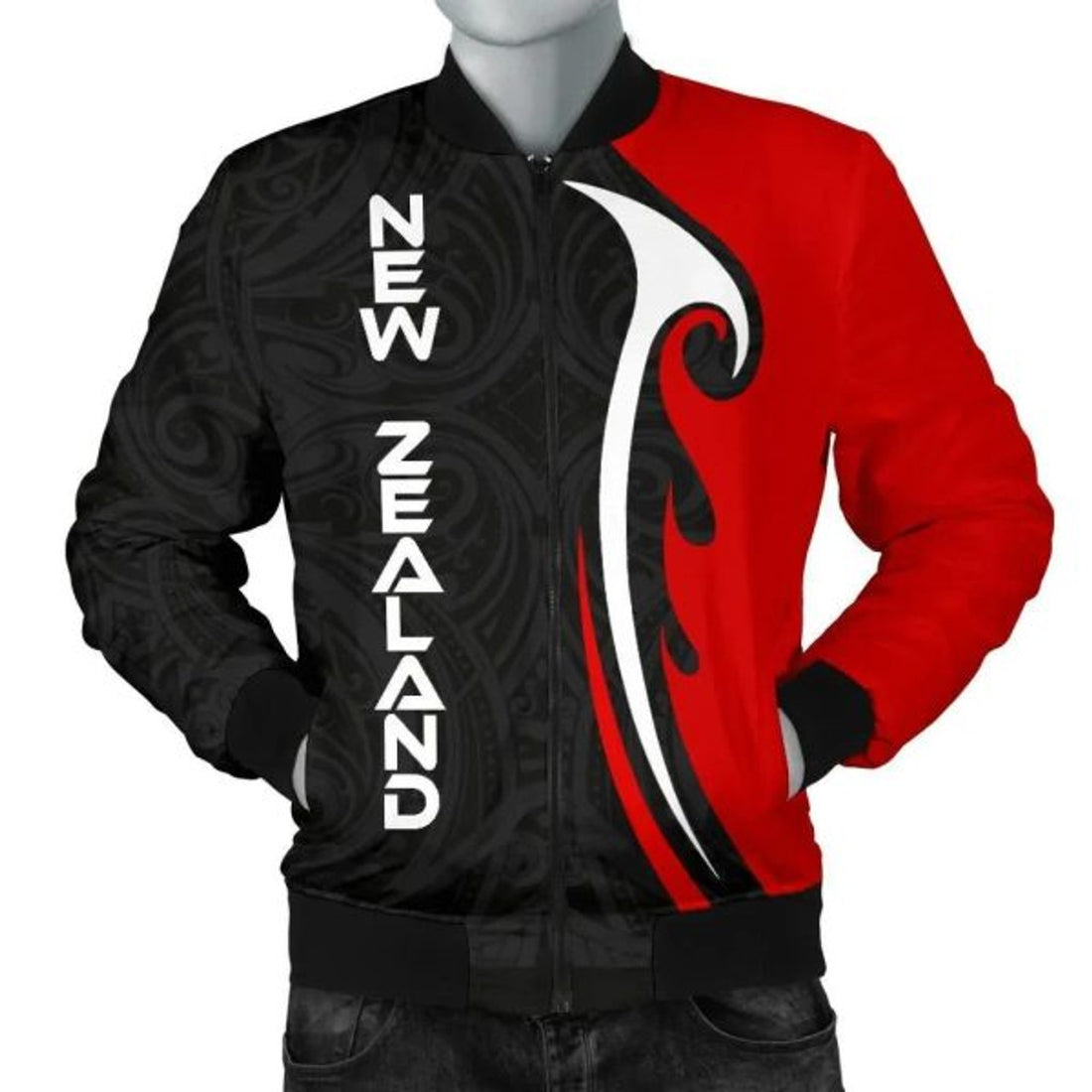 FUNSTUFFPRINT Bomber Jacket New Zealand Maori Special Style 3D Bomber Jacket