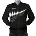 FUNSTUFFPRINT Bomber Jacket New Zealand Rugby Silver Fern 3D Bomber Jacket