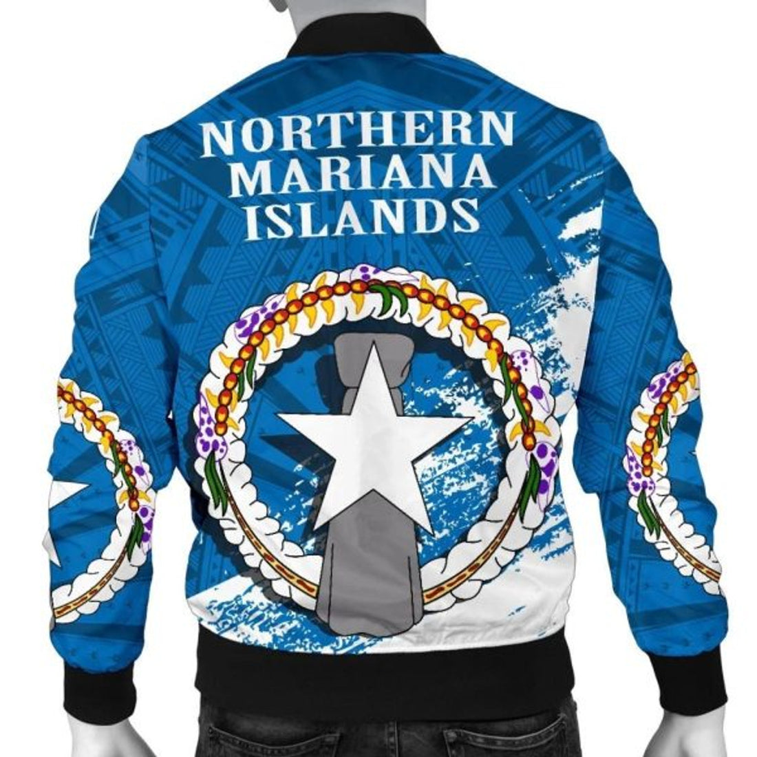 FUNSTUFFPRINT Bomber Jacket Northern Mariana Islands Special 3D Bomber Jacket