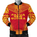 FUNSTUFFPRINT Bomber Jacket Papua New Guinea Flag Polynesian Chief 3D Bomber Jacket