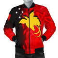 FUNSTUFFPRINT Bomber Jacket Papua New Guinea - PNG Flame 3D Bomber Jacket