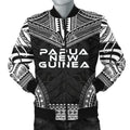 FUNSTUFFPRINT Bomber Jacket Papua New Guinea Polynesian Chief - Black Version 3D Bomber Jacket