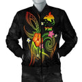FUNSTUFFPRINT Bomber Jacket Papua New Guinea Polynesian - Legend of Papua New Guinea (Reggae) 3D Bomber Jacket