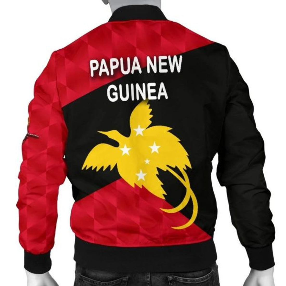 FUNSTUFFPRINT Bomber Jacket Papua New Guinea Sporty Style 3D Bomber Jacket