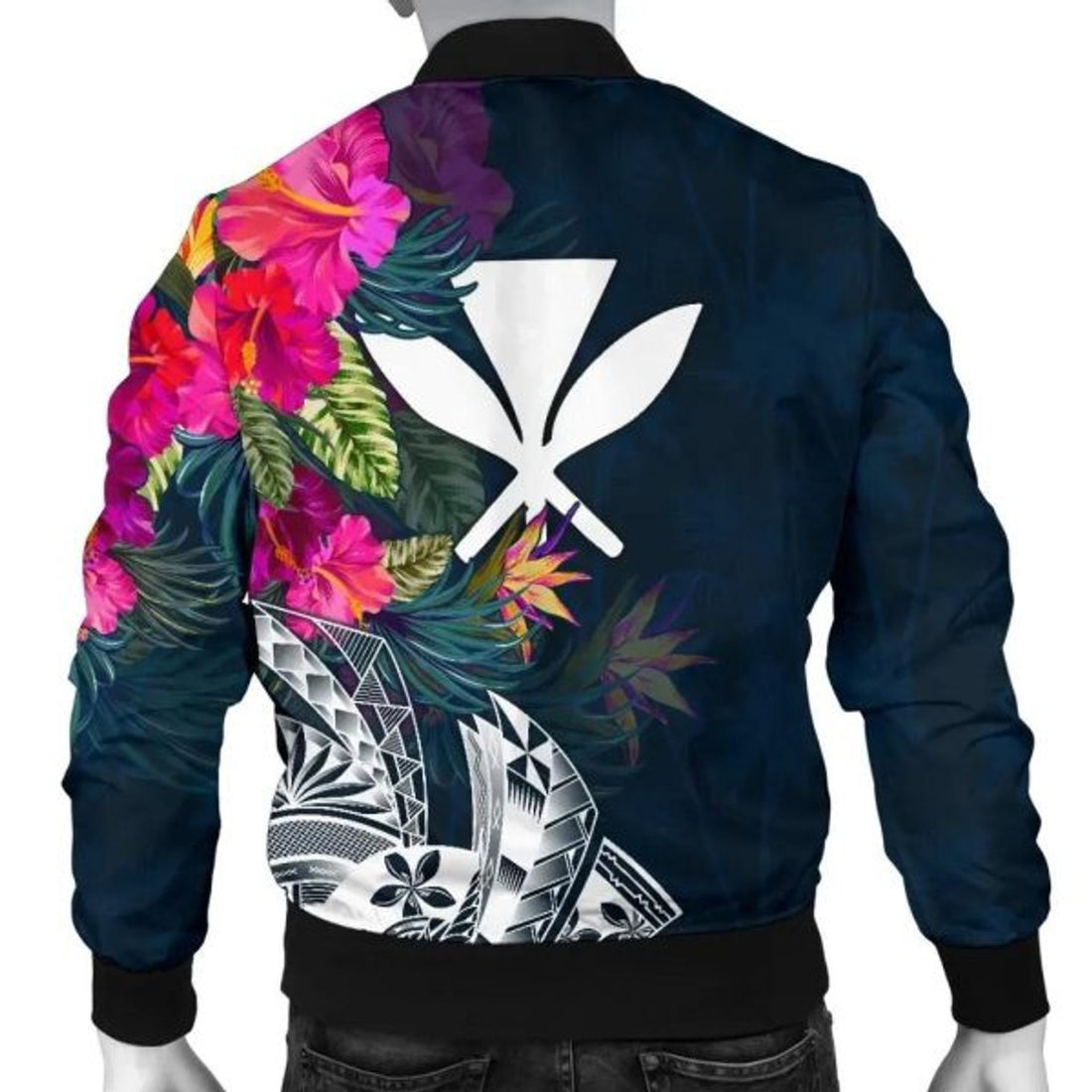 FUNSTUFFPRINT Bomber Jacket Polynesian Hawaii - Summer Vibes 3D Bomber Jacket