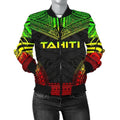 FUNSTUFFPRINT Bomber Jacket Tahiti Polynesian Chief - Reggae Version 3D Bomber Jacket