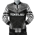 FUNSTUFFPRINT Bomber Jacket Tokelau Polynesian Chief - Black Version 3D Bomber Jacket
