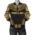 FUNSTUFFPRINT Bomber Jacket Tokelau Polynesian Chief - Gold Version 3D Bomber Jacket