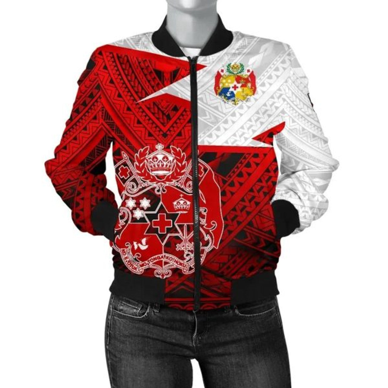 FUNSTUFFPRINT Bomber Jacket Tonga 3D Bomber Jacket