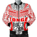 FUNSTUFFPRINT Bomber Jacket Tonga Kingdom of Tonga White Ver 3D Bomber Jacket