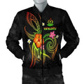 FUNSTUFFPRINT Bomber Jacket Vanuatu Polynesian - Legend of Vanuatu (Reggae) 3D Bomber Jacket