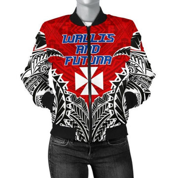 FUNSTUFFPRINT Bomber Jacket Wallis And Futuna Premium 3D Bomber Jacket