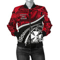 FUNSTUFFPRINT Bomber Jacket Wallis and Futuna Tapa Polynesian Shark Tattoo 3D Bomber Jacket