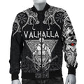 FUNSTUFFPRINT Bomber Jacket Warrior Valhalla and Double Dragon 3D Bomber Jacket