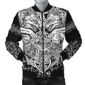 FUNSTUFFPRINT Bomber Jacket - Wolf And Raven Special 3D Bomber Jacket