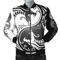 FUNSTUFFPRINT Bomber Jacket - Ying Yang Dragon 3D Bomber Jacket
