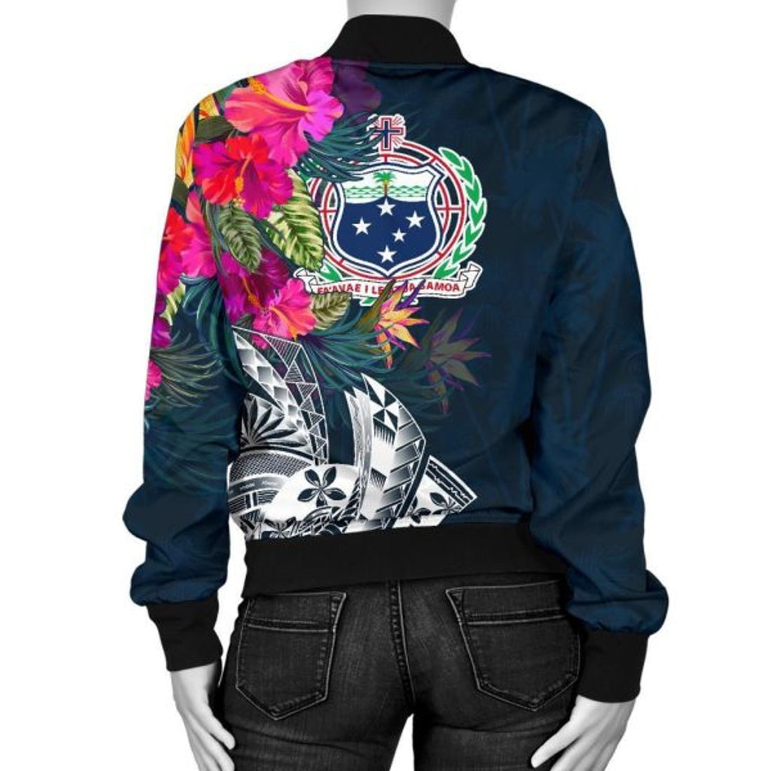 FUNSTUFFPRINT Bomber Jacketamoa - Samoan Summer Vibes 3D Bomber Jacket