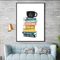 Book Lover, Poster Decor, Hi This Is A Safe Space To Be Who You Are Poster and Canvas
