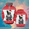 FUNSTUFFPRINT 3D Boston Terrier The Christmas Tree All Over 3D Hoodie and Zip Hoodie